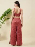 Brick RedBrocade Co-ord Set_IMG_6970