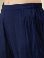Dark blue Kurta Set with Dupatta_IMG_6943