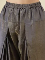 Grey and Mustard kurta Set