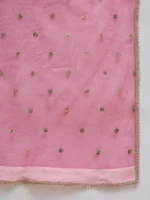 Pink Kurta Set with Dupatta