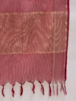 Red and Grey Kurta Set with Dupatta