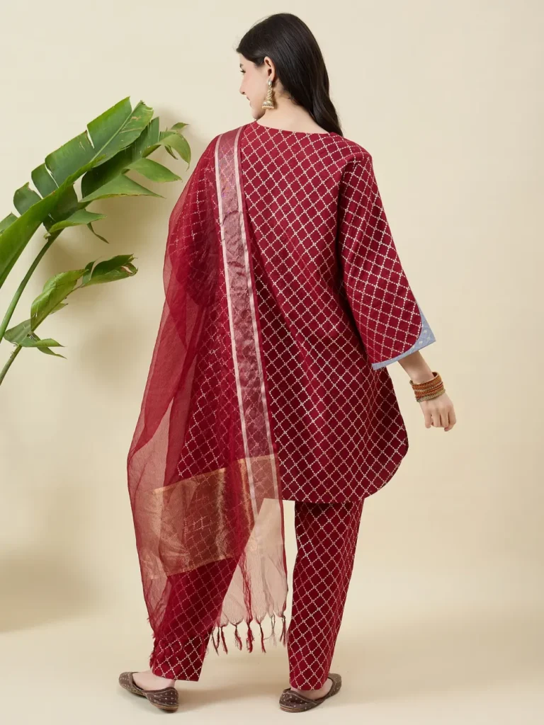 Mehadi Green Kurta Set