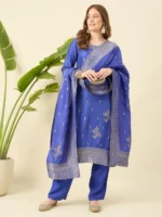 Banarasi Blue Kurta Set