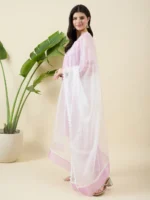 Organza Kurta Set with Dupatta