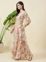 Printed Beige Co-ord Set