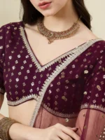 Wine Lehenga